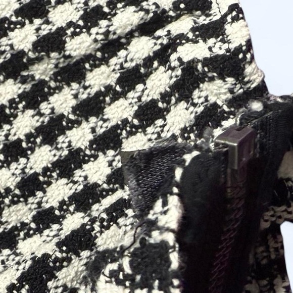 Free People Houndstooth Zip Back Crop Top - Picture 5 of 5